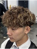 *NOISMメッシュ波巻きツイストスパイラルマッシュツーブロック