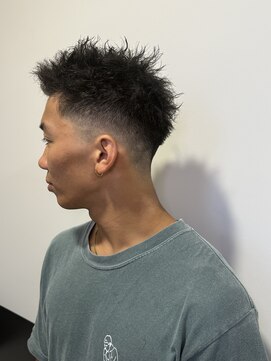 エフパレードシーサイド(F.PARADE seaside) スパイキーショートxツイストパーマ