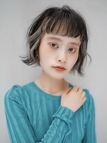 ギークス(GEEKS)&nbsp;【GEEKS渋谷】オン眉ボブ/アンブレラカラー/初ブリーチ/秋カラー