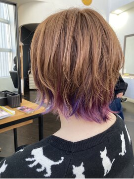 リジョイスヘア(REJOICE hair) 【REJOICE hair】ピンクヴァイオレット2色カラー☆ GAMO
