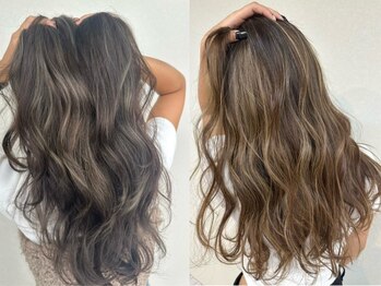 クエロ(Quaero?)の写真/センス抜群のデザインカラーはお任せ！透明感のあるハイライト・バレイヤージュが魅力♪