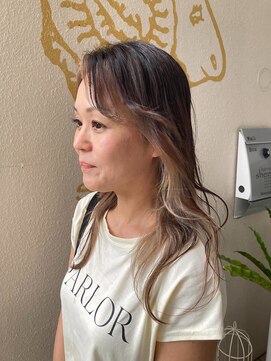 ヘアールーム シープス(hair room sheeps) インナー×フェイスフレーミング