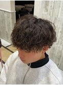 波巻きパーマ