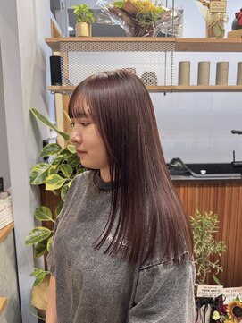 THINK AND【シンクアンド】 ピンクブラウン / 髪質改善カラー