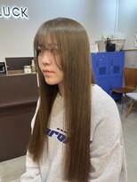 ラック 津田沼(LUCK)&nbsp;グレージュ/津田沼/韓国ボブ/ケアブリーチ/似合わせカット