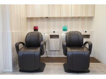 イロドリ 千歳船橋店(irodori)の雰囲気（フルフラットの寝心地の良いシャンプー台）