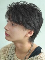バイフィフス 原宿/表参道(by fifth)&nbsp;メンズシースルーマッシュニュアンスパーマシャドウパーマテテ風