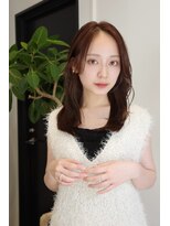 ノイ(noi)&nbsp;顔周りレイヤーカットくびれヘアミルクティーベージュカラー韓国