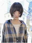 ハッシュカット/ウルフカット/クラゲカット/黒髪/センター南