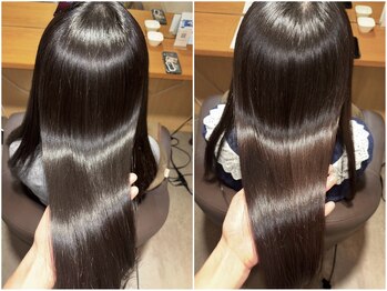 ディティーバイマーシュ(Deity by marshu)の写真/【大人女性専用/髪質改善専門店/東通り】30代40代の方必見！髪質改善のプロが叶えてくれる♪すっぴん髪◎
