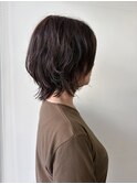 大人くびれニュアンスショートウルフ