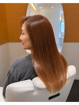 ビーアップヘアー(be:up hair) 縮毛矯正カラー同時の艶髪
