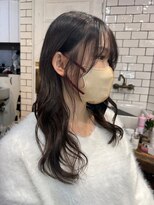 hyon myon/RISEbyREVO 綾瀬店【ヒョンミョン】&nbsp;ハッシュカット/デザインカラー/グレージュ[綾瀬駅/韓国ヘア]