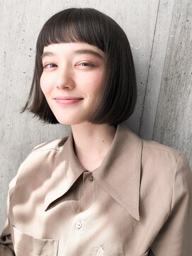 シスタ(SISTA) 黒髪小顔ショートボブワンレン/20代30代40代50代60代