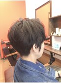 ナチュラルアッシュの大人ハンサムショート☆