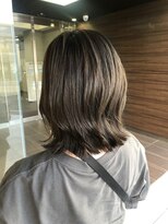 ヘアメイク シュシュ(Hair make chou chou) 大人かわいい小顔ハイライトカラーオリーブカラー20代30代