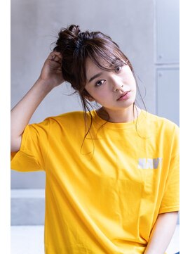 アメリ 新宿(Ameri) Ameri 簡単アレンジ☆お洒落お団子ヘア【新宿】