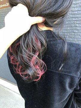 ヘアアンドビューティー クローバー(Hair&Beauty Clover) インナーカラー/ニュアンスカラー/ベビーピンク