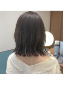 ボブ/くびれヘア/ショコラベージュ【深味信也】