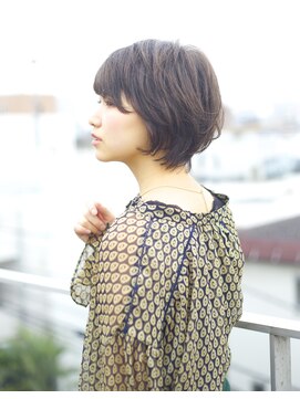 レンジシ オモテサンドウ(RENJISHI omotesando) 斜めバング　ボブウルフ　フレンチガーリー