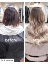 リエコー(RE'ECHO)&nbsp;グラデーションカラー×プルエクステ