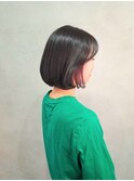 インナーカラーボブ