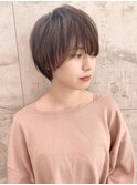 20代30代40代大人可愛い耳掛けひし形くびれ丸みショート