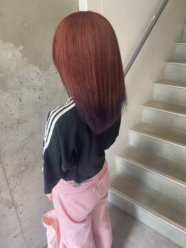 アイリー 名古屋(A/LEE) レッドカラー×パープルカラー