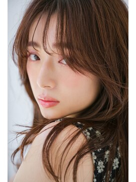 ファイル バイ リトル(file by little) 大人かわいい20代30代40代ミディアムレイヤー小顔前髪カット