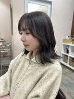 キュオンシア(CUEON. ciea)&nbsp;切りっぱなし×オリーブグレージュ
