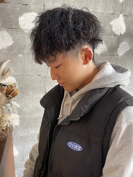 ソワ 四日市(soie) 【soie井上】ツイストスパイラルパーマ/ツーブロック