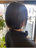 切りっぱなしボブ