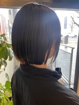 アンドブルー(and blue)&nbsp;切りっぱなしボブ