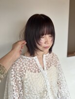 ケセラ(quesera)&nbsp;チェスナットブラウンと顔周りレイヤーボブ【大分/ケセラ】