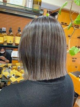 オーガニックマインド 坂戸 鶴ヶ島(organic+mind) 大人可愛い大人美人くすみカラーアッシュグレーベージュ