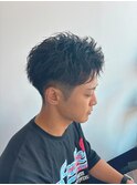 スパイキーショート×シャドウパーマ