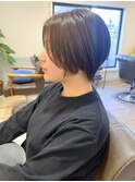 【早坂駆留】小顔ハンサムショート丸みショート大人可愛い