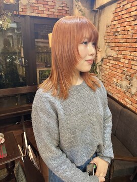 アンリ(Henri) 【かしむら】ブリーチ/ブリーチカラー/ケアブリーチ/暖色カラー