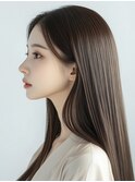 小顔ロング＃髪質改善＃白髪ぼかし＃鎌倉＃40代＃グレージュ