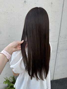アチーブ ヘア デザイン(achieve hair design) ツヤ髪ストレート髪質改善トリートメント黒髪暗髪ロングヘア