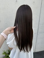アチーブ ヘア デザイン(achieve hair design) ツヤ髪ストレート髪質改善トリートメント黒髪暗髪ロングヘア