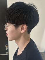 ヒュイル バイ ニアウ(Hwyl by Niau) メンズカット刈り上げマッシュショートアイロンハードワックス