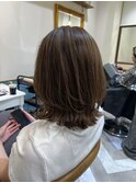 髪質改善縮毛矯正レイヤーカット顔周り前髪韓国ミニウルフ北千住