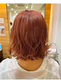 ゆるふわくびれボブ/切りっぱなしボブ