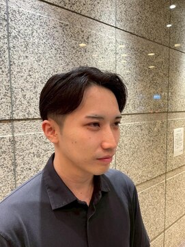 ヘアモード キクチ 銀座店 銀座　理容室　毛流れセンターパート