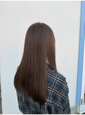 オリーブベージュ/ロング/透明感カラー/20代/30代/知立/刈谷