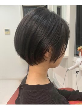 丸みショートボブ