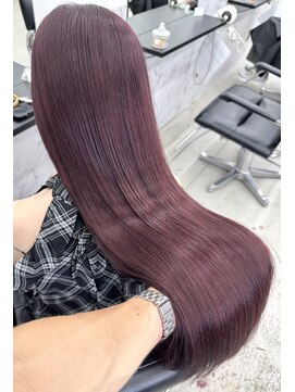 エゴル ナゴヤサカエ(ENGOL NAGOYA SAKAE) Ren/ワインレッド/中明度カラー/カシスレッド/ブリーチカラー