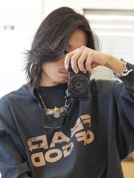 ビカム 名駅(become) 【メンズミディアム】メンズロング毛流れスパイラル