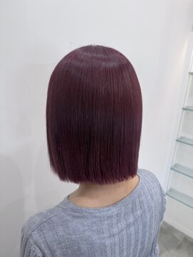 ブリーチあり ピンクカラー